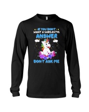 Apollo Unicorn Dont Ask Me Long Sleeve Tee thumbnail