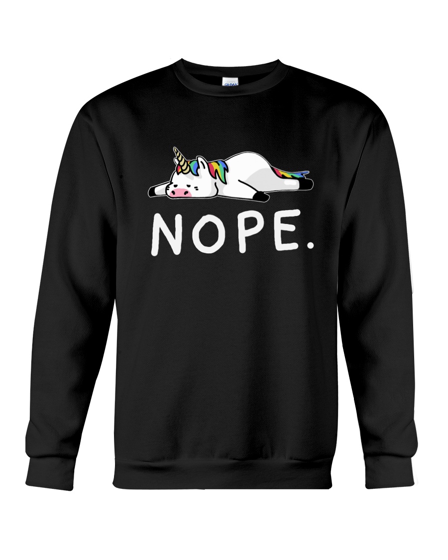 Unicorn Nope Crewneck Sweatshirt