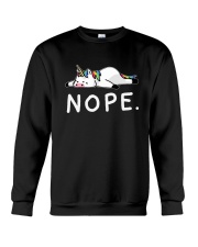 Unicorn Nope Crewneck Sweatshirt front