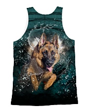 German Shepherd Underwater 1406 All-over Unisex Tank back
