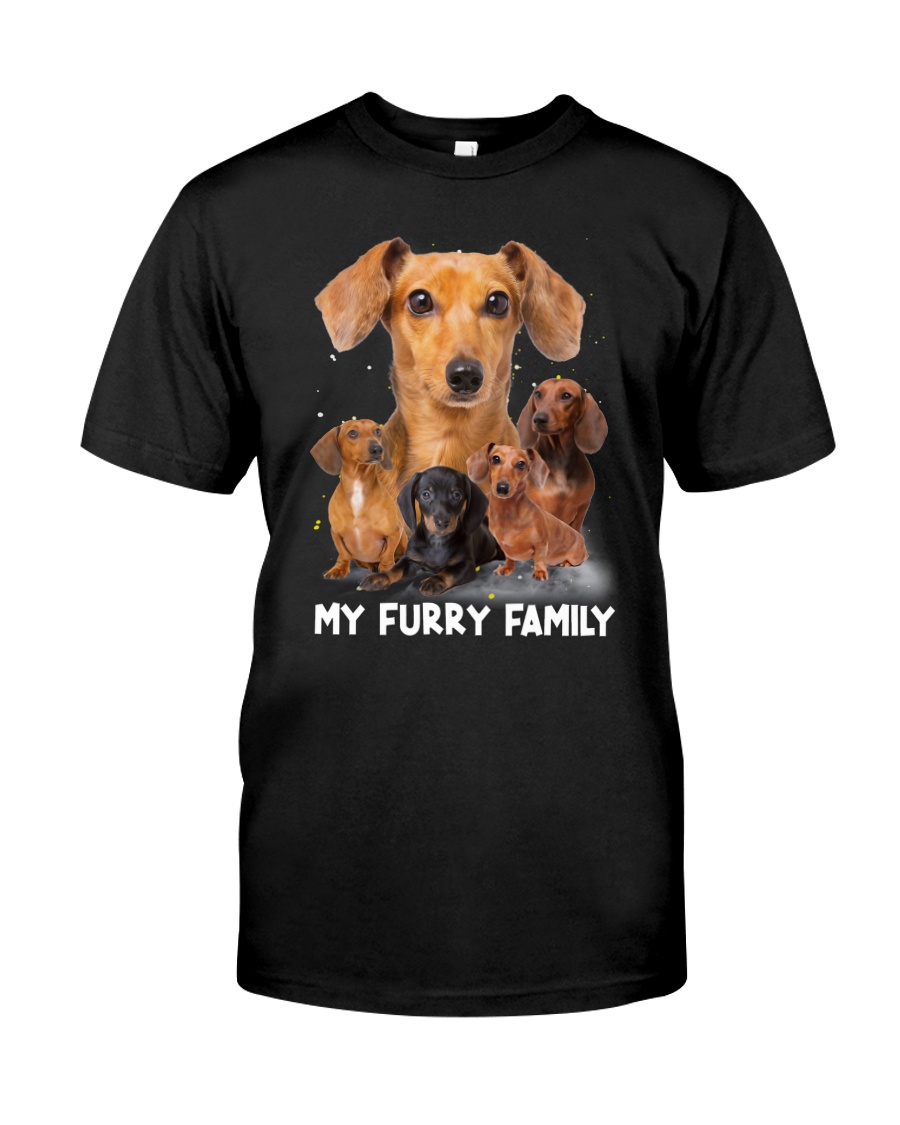 Dachshund Furry Family 2006 Classic T-Shirt