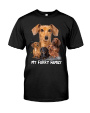 Dachshund Furry Family 2006 Classic T-Shirt front