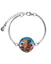 Dachshund Family Metallic Circle Bracelet thumbnail
