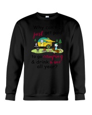 Camping Paid 1007 Crewneck Sweatshirt thumbnail