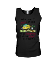 Camping Paid 1007 Unisex Tank thumbnail