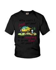Camping Paid 1007 Youth T-Shirt thumbnail