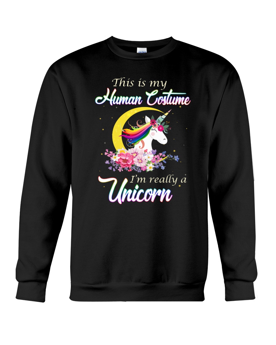 Unicorn and costume Crewneck Sweatshirt