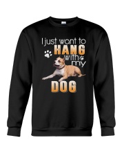 American Staffordshire Terrie My Dog Crewneck Sweatshirt thumbnail