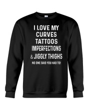 I love my curves 2006L Crewneck Sweatshirt thumbnail