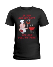 Camping Pig 1806 Ladies T-Shirt thumbnail