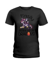 Dragon Easily Distracted Ladies T-Shirt thumbnail