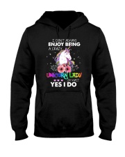 Unicorn Lady Hooded Sweatshirt thumbnail
