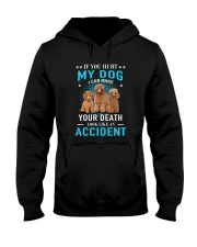 Poodle Accident Hooded Sweatshirt thumbnail