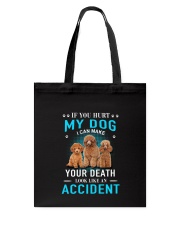 Poodle Accident Tote Bag thumbnail