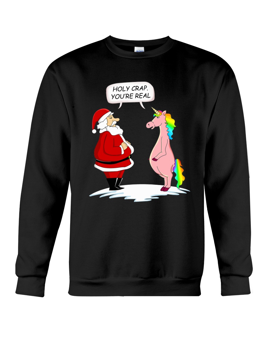 Unicorn Santa Crewneck Sweatshirt
