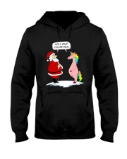 Unicorn Santa Hooded Sweatshirt thumbnail