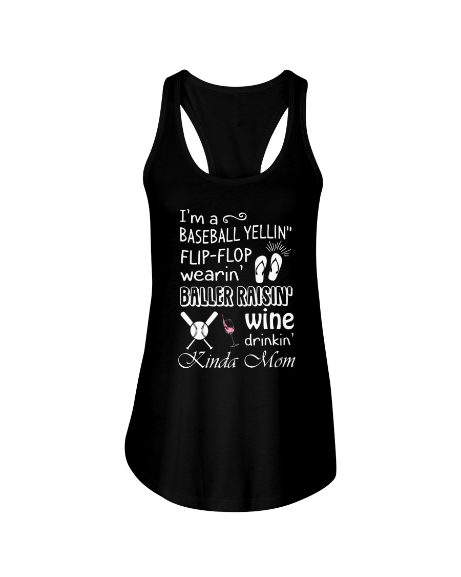 Baseball Kinda mom 2106 Ladies Flowy Tank