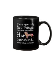 Dachshund Flowers Mug thumbnail