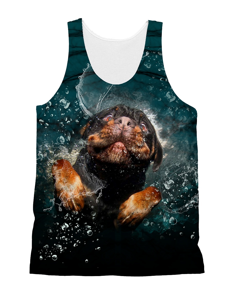 Rottweiler Underwater 1406 All-over Unisex Tank