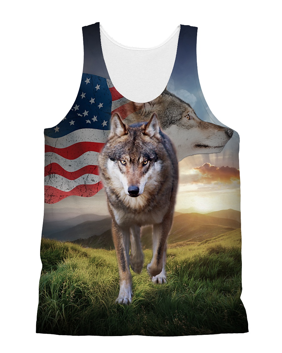 Wolf for USA 1606 All-over Unisex Tank
