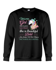 Unicorn girl 0809 Crewneck Sweatshirt thumbnail