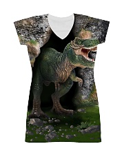 Angry T-rex 1506L All-over Dress thumbnail