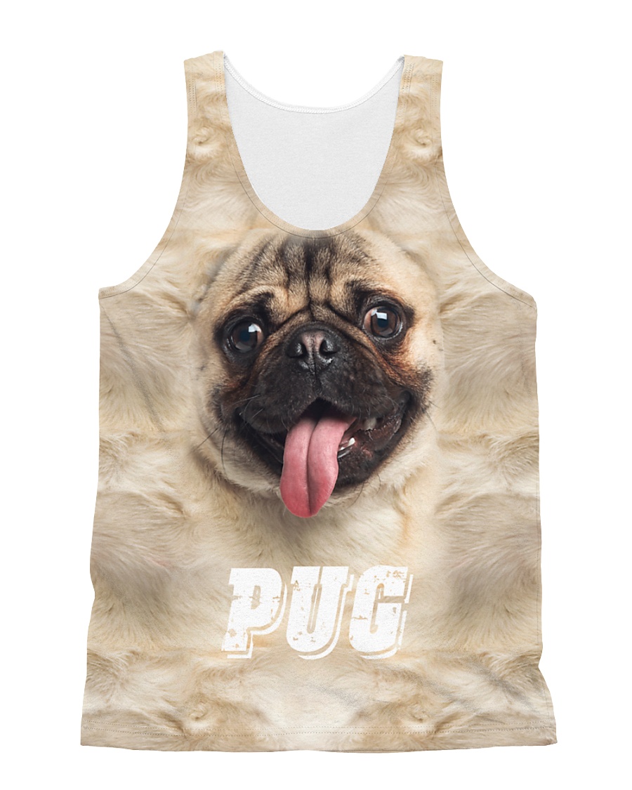 Pug Cool 1406 All-over Unisex Tank