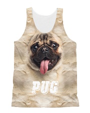 Pug Cool 1406 All-over Unisex Tank front