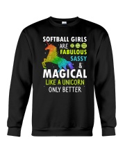 Softball Girl Unicorn 2206 Crewneck Sweatshirt thumbnail