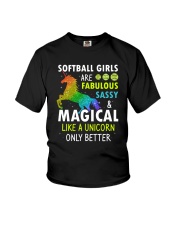 Softball Girl Unicorn 2206 Youth T-Shirt thumbnail