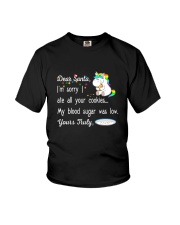 Unicorn Dear santa 1710 Youth T-Shirt thumbnail
