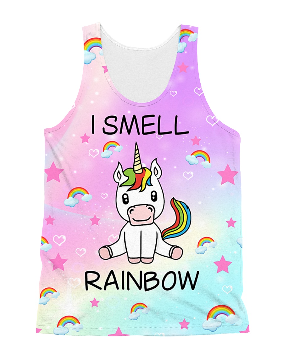 Unicorn smell Rainbow 2806 All-over Unisex Tank