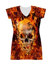 Skull Fire 1906 All-over Dress thumbnail