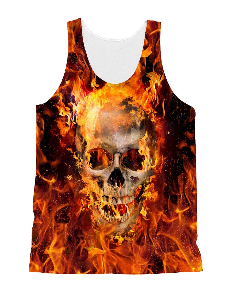 Skull Fire 1906 All-over Unisex Tank