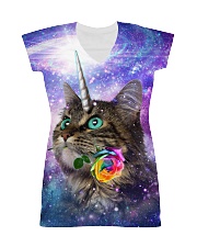 Maine cooncorn in the galaxy 2006D All-over Dress thumbnail