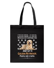 Golden Retriever People Stupid 1806 Tote Bag thumbnail