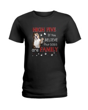 American Staffordshire Terrier High Five Ladies T-Shirt thumbnail