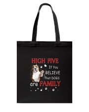 American Staffordshire Terrier High Five Tote Bag thumbnail