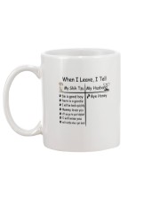Shih Tzu And My Husband Mug back
