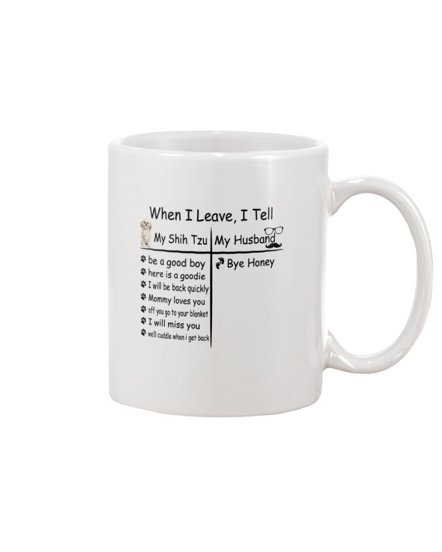 Shih Tzu And My Husband Mug