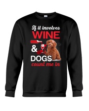 Poodle Wine Crewneck Sweatshirt thumbnail