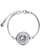 Siberian Husky Broken 1606 Metallic Circle Bracelet thumbnail