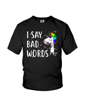Unicorn Bad Words Youth T-Shirt thumbnail