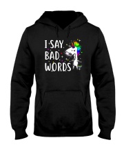 Unicorn Bad Words Hooded Sweatshirt thumbnail