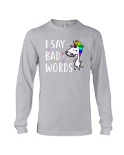 Unicorn Bad Words Long Sleeve Tee thumbnail