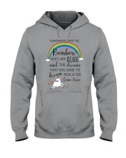 Unicorn Rainbow 1412 Hooded Sweatshirt thumbnail