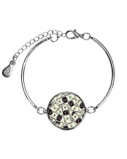Rottweiler Dollar 1406 Metallic Circle Bracelet thumbnail