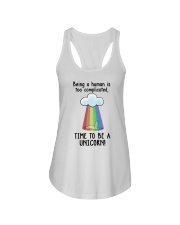 Unicorn Complicated Ladies Flowy Tank front