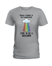 Unicorn Complicated Ladies T-Shirt thumbnail
