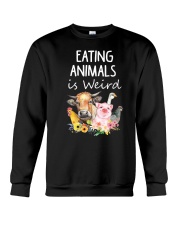 Vegan animal Crewneck Sweatshirt thumbnail